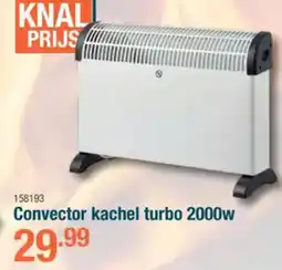 Cevo Convector kachel turbo 2000w aanbieding