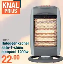 Cevo Halogeenkachel safe-T-shine compact 1200w aanbieding