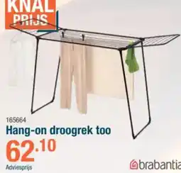 Cevo Brabantia Hang-on droogrek too aanbieding