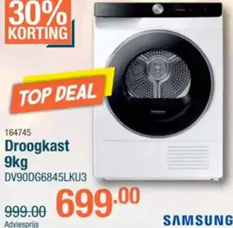 Cevo Samsung Droogkast DV90DG6845LKU3 aanbieding