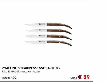 Zwilling Steakmessenset 4 Delig