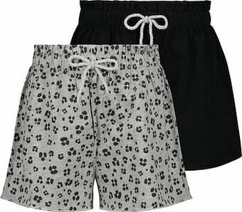 HEMA HEMA Kinder Shorts - 2 Stuks Grijs (grijs) aanbieding