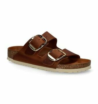 Birkenstock Arizona Big Buckle Cognac Slippers