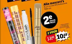 Kruidvat 2 x Kruidvat mas- cara Extreme Wear Tubing aanbieding