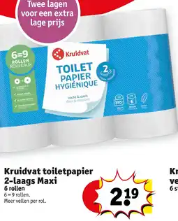 Kruidvat Kruidvat toiletpapier 2-laags Maxi aanbieding