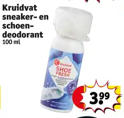 Kruidvat Kruidvat sneaker- en schoendeodorant aanbieding