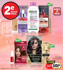 Kruidvat 2 x Garnier micellair water Gevoelige Huid aanbieding