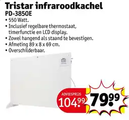 Kruidvat Tristar infraroodkachel aanbieding