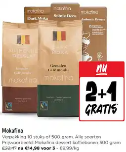 Jumbo Mokafina aanbieding
