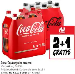 Jumbo Coca-Cola regular en zero aanbieding