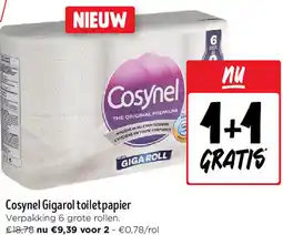 Jumbo Cosynel Gigarol toiletpapier aanbieding
