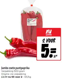 Jumbo Jumbo zoete puntpaprika aanbieding