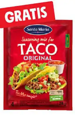 Jumbo Santa Maria taco kruidenmix aanbieding