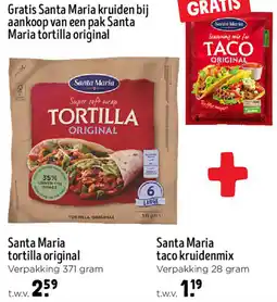 Jumbo Gratis Santa Maria kruiden aanbieding