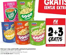 Jumbo Unox cup-a-soup, good noodles, good pasta & good potatoes aanbieding