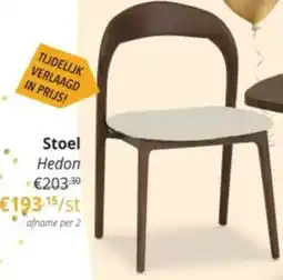 YGO Stoel Hedon aanbieding