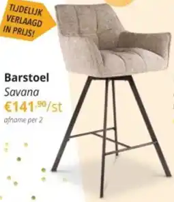 YGO Barstoel Savana aanbieding