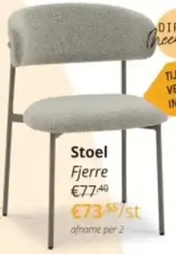 YGO Stoel Fjerre aanbieding
