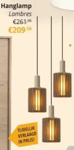 YGO Hanglamp Lambres aanbieding