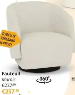 YGO Fauteuil Marnic aanbieding