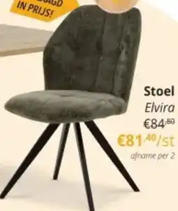 YGO Stoel Elvira aanbieding