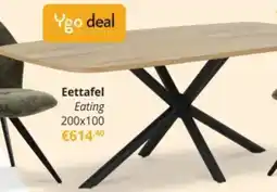 YGO Eettafel Eating aanbieding