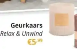 YGO Geurkaars Relax & Unwind aanbieding