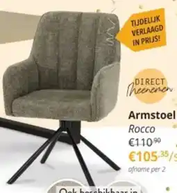 YGO Armstoel Rocco aanbieding