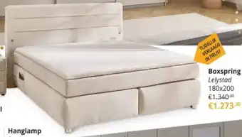 YGO Boxspring Lelystad aanbieding