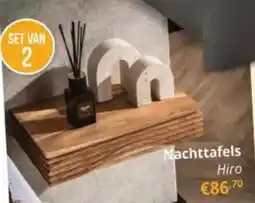 YGO Nachttafels Hiro aanbieding