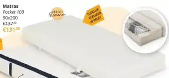 YGO Matras Pocket 100 aanbieding