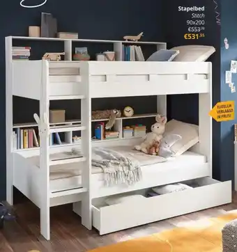 YGO Stapelbed Stitch aanbieding