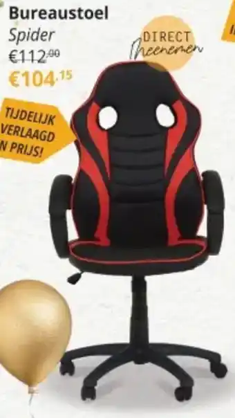 YGO Bureaustoel Spider aanbieding