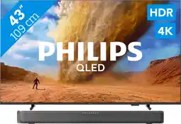 Coolblue Philips 43 PUS7800 QLED 4K (2025) + Philips TAB5109 aanbieding
