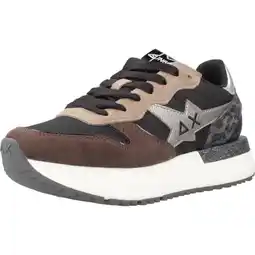 Decathlon Sneakers Sun68 Model Big Stargirl Mix Mtrial Kleur Zwart aanbieding