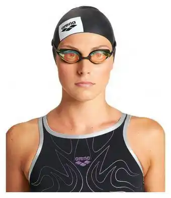 Decathlon Arena Corbra Swipe Zwembril Geel/Zwart aanbieding