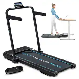 Decathlon Loopband Thunder IMPACT BLACK PRO FitShow opklapbaar Bluetooth aanbieding