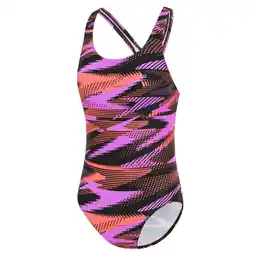 Decathlon Speedo Meisjes Badpak HyperBoom Allover Medalist Paars aanbieding