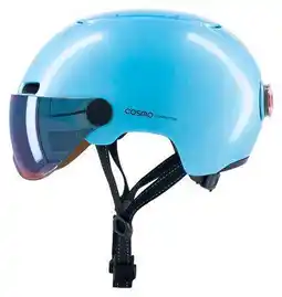 Decathlon Cosmo Connected Fusion+ stadshelm lichtblauw 55–60 cm aanbieding