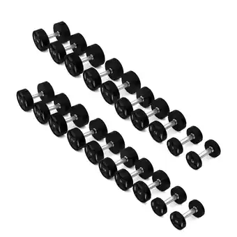 Decathlon HPC SET POLYURETHAAN halters 2 x 2,5 - 50 KG CPU - 1050 KG HMS aanbieding