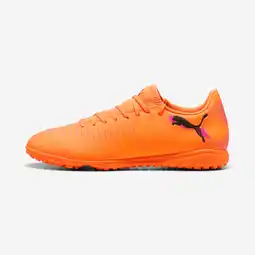 Decathlon Voetbalschoenen voor volwassenen Future 8 Play Turf oranje aanbieding
