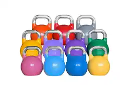Decathlon KCAE Olympic kettlebell 8-36 kg) Per Stuk - 12 kg Blauw aanbieding
