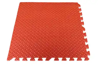 Decathlon Puzzelmat 60x60 cm — 1.2 cm ECO friendly EVA, Rood aanbieding