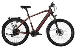 Decathlon Bicyklet Raymond Elektrische Stadsfiets 27.5 504Wh Shimano 9V Rood B aanbieding