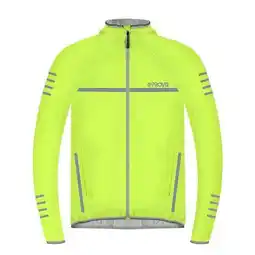 Decathlon CLASSIC RUN Fluorescerend Waterdicht Hardloopjack - Heren - L - Geel aanbieding