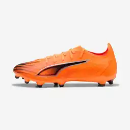 Decathlon Voetbalschoenen voor volwassenen Ultra 6 Match FG/AG oranje aanbieding