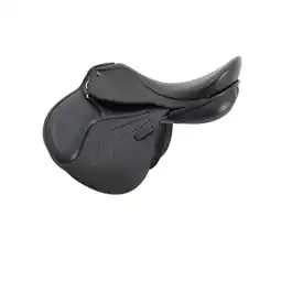 Decathlon Zadel voor pony's van alle disciplines in synthetisch leer Premier Equine Foxhil aanbieding