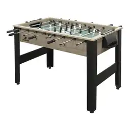 Decathlon Voetbaltafel Spin Kick | Accessoires inbegrepen, eiken/zwart aanbieding