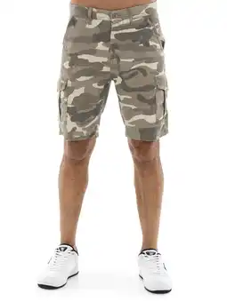 Decathlon Leone Military 1947 cargoshort voor heren van twill aanbieding