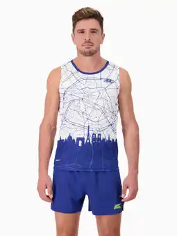 Decathlon Eco-verantwoordelijk Heren Singlet Running CITY EDITION aanbieding